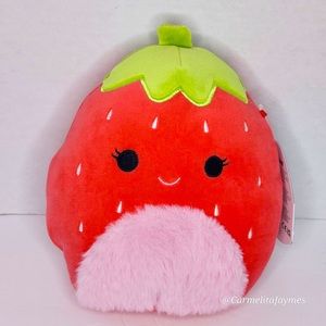 SCARLET 🍓 Strawberry FTM Original Squishmallow By Kellytoy NWT